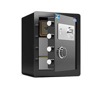 RLKHXBS S Fireproof and Antift S, Acier Mot de Passe Key Key Lock Cash Tireur avec Armoire intérieure, Petite Taille de Maison 45 cm de Haut, pour Hotel Business Hotel (Couleur: Blanc) (Noir)
