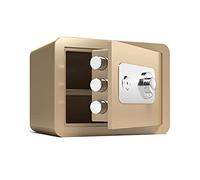 RLKHXBS S Fireproof Anti-vol, tiroir en espèces, Armoire de Stockage de fichiers de sécurité en Acier, Petite Taille ménage 25 cm / 30 cm de Haut, avec Verrouillage du Code clé (Couleur: Blanc,