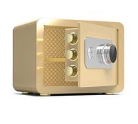 RLKHXBS S Fireproof Antift Small Mechanical Code Lock | Anti-décennies Mural est la Maison, l'étude, l'hôtel, Le Bureau (Couleur: Or, Taille: 35x25x25cm) (Or 35x25x25cm)