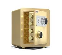 RLKHXBS S Fireproof en Acier, Code de Code mécanique Cabinet, Antift Anti-Pry Cash File Storage, pour Home Hotel Office, Gold (Taille: 40 cm) (40 cm)