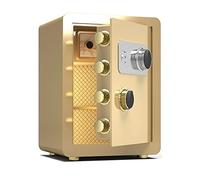 RLKHXBS S Grande capacité - Ficore à la Maison, Anti-vol en Acier, Verrouillage du Code mécanique, étude, hôtel, Bureau, Salle financière, Argent, fichiers A4, Objets de Valeur (Or 38x32x45cm)