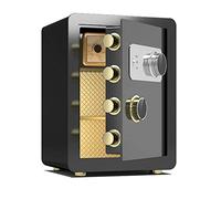 RLKHXBS S Grande capacité - Fire à la Maison, Anti-vol en Acier, Verrouillage du Code mécanique, étude, hôtel, Bureau, Salle financière, Argent, fichiers A4, Objets de Valeur (Noir 38x32x45cm)