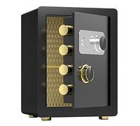 RLKHXBS s Large-Capacity Commercial, Fire-Resistant & Anti-Theft Steel Wall-Mounted, Anti-deciphering Metal Mechanical Code Lock (Color : Gold, Size : 38x32x45cm) (Black 36x32x40cm)