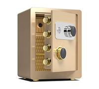 RLKHXBS s Large-Capacity, Height 40/45cm, Metal Mechanical Code Lock, Fire-Proof and Anti-Theft Wall-Mounted, Hotels, Offices, Banks (Color : Gold, Size : 36x32x40cm) (Gold 38x32x45cm)
