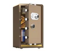 RLKHXBS s Steel 60cm, Large-Capacity Commercial, Fire-Resistant & Anti-Drilling Metal Mechanical Code Lock Disk (Color : Brown, Size : 39x32x60cm) (Brown 39x32x60cm)