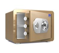 RLKHXBS s Steel, Metal Mechanical Lock Plate, Fireproof and Anti-Theft Household Cash Cabinet (Color : White, Size : 35x25x25cm) (Gold 35x25x25cm)