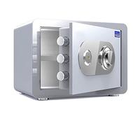 RLKHXBS s Steel, Metal Mechanical Lock Plate, Fireproof and Anti-Theft Household Cash Cabinet (Color : White, Size : 35x25x25cm) (White 35x25x25cm)