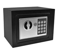 RLKHXBS SACES ， Sécurité électronique Sécurité Digital Lock Fire Proof Bijoux Cash W, Keypad à Plein Chiffre clés de Remplacement Safe Black, 23X17X17CM