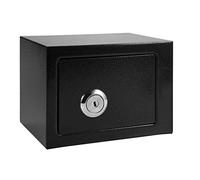 RLKHXBS SACES ， Sécurité en acier coffre-fort Practical Strong High Strength Sécurité Boîte de sécurité en acier, clé en espèces en argent opéré avec un verrouillage de 2 clés pour le rangement Hôtel,