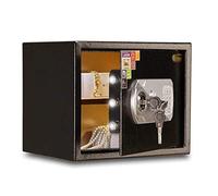 RLKHXBS Safe, 30cm Home Safe Electronic Safe with Code and Emergency Override, Built-in Alarm, Wall Or Floor Cabinet Safe
