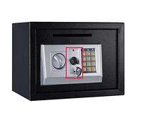 RLKHXBS Safe Box, High-Security Electronic Digital Safe, Wall Cabinet Installed in The Safe of Office Hotel,Black Safety Box