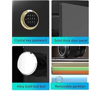 RLKHXBS Safe Cabinet Safe Home Small Electronic Password Safes Safety Safe, Cash Lock Strong Smart Home Safe