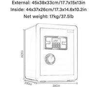 RLKHXBS Safe, Cashier Front Desk, Hotel Commercial Home Deposit Safe, 45cm All-Steel Bedside Invisible Safe Deposit