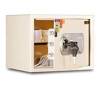 RLKHXBS Safe, Fire and Waterproof with Mechanical Combination Lock, Small Home Safe, Office All Steel Anti-Theft Safe, Invisible Wall Safe - Gold Key