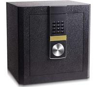 RLKHXBS Safe, Fireproof Waterproof Safe Digital Security Safe, Digital Panel Safety Electronic Alarm System Large Capacity Lock Solid Steel Construction for Home Hotel Medication, Black for Home