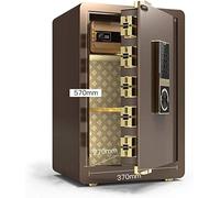 RLKHXBS Safe Fireproof Waterproof Safe Safes Diversion Safes Wall Safes Electronic Home Safe with Medium Invisible Anti-Theft Bedside Cabinet All Steel Fingerprint Office Safe for Home Office Cash