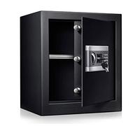 RLKHXBS Safe,Home Safe, 43.3L Digital Safe Large Capacity Electronic Safety File Cabinets Steel Plate Material with Emergency Override Key Apply to Hotel Business Jewelry Cash Storage