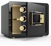 RLKHXBS Safe,Home Safe, Cabinet Safes, Small Safes for Home Personal Safe Cabinet Safes Fireproof Waterproof Lock Cabinets Cash Strong Solid Steel Safety Lock, Cash, Security for Office