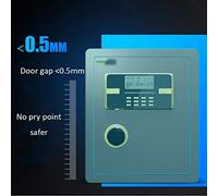 RLKHXBS Safe,Home Safe, Electronic Digital Safe, Steel Safe Deposit with Alarm Function, Built-in Lighting, Can Be Wall/Floor Mounted