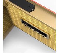 RLKHXBS Safe,Home Safe, Electronic Security Safe, Fingerprint Biometric Depository Front Load Cash Vault Drop Safe with Fingerprint Touch Head
