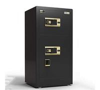 RLKHXBS Safe,Home Safe, Large Double Door Security Safe Steel Safe Strong with Electronic Digital Lock for Money Jewelry (Color : Brown)