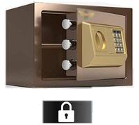 RLKHXBS Safe,Home Safe, Safes Home and Lock ES Cabinet Small 9.8x13.8x9.8in Office Locker for Household Use for Storing Cash, Documents, Official Seals