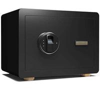 RLKHXBS Safe,Home Safe, Safes Home and Lock ES Fire All-Steel High-Capacity Bedside Anti-Theft Invisible in-Wall Password Bedroom, Living Room, Study 25CM Fingerprint