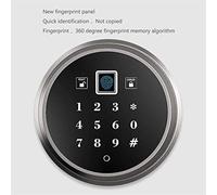 RLKHXBS Safe,Home Safe, Safes Wall Safes Electronic Home Safe with Medium Fingerprint Password Safe Office All Steel Security Cabinet 3c Certification (Color : White)