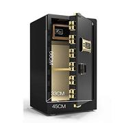 RLKHXBS Safe,Home Safe, Safes Wall Safes Electronic Home Safe with Medium Password Anti-Theft All-Steel Safe Leather Head Office