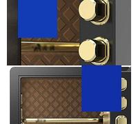 RLKHXBS Safe,Home Safe, Wall Safes Cabinet Safes Diversion Safes Biometric Safe Fireproof Waterproof Money for Adults Personal Alarm Deposit Safes Steel Fireproof for Office/Home