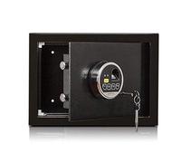 RLKHXBS Safes Anti-Fire Anti-Theft Security Safe Biometric Safe Fingerprint Safe Deposit with Digital Keypad for Home Office and Hotels,Wall Safes (Black 35X25X25CM)