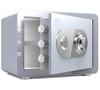 RLKHXBS Safes Household Mechanical Lock + Key Deposit Box High Security Steel Vault Anti-Theft Fireproof and Waterproof Electronic Safebox