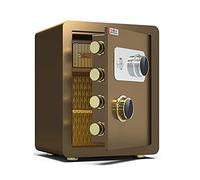 RLKHXBS Safes Mechanical Code Lock Safe,Steel Fire-Proof and Anti-Theft Safety Cabinet,Small Cash File Storage Box,Suitable for Home Hotel Office,45cm