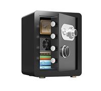 RLKHXBS Safety Safe Cabinet The Wardrobe Fingerprint Password Bedside Safe Office Home Insurance Cabinet Safes for ID Papers, A4 Documentstop Computers