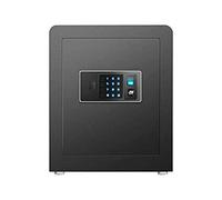 RLKHXBS SAPACES DE L'ARMABLE Casse ES Chick ES Empreinte Mot de Passe du Mot de Passe du Mot de lit Cabinet Safe pour la Maison Le Bureau (Couleur Noire 450x380x330mm) (Couleur Noire