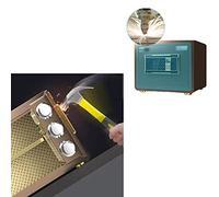 RLKHXBS SAUTES SÉCURITÉ SETTE SMALLE ELECTRONIE CLÉ Box-Office ANTIFIL, Gold -35X25X25CM-CASH Safe Safe SAFECKBOX