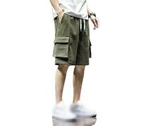RLKHXBS Short d'été Masculin Sports surdimensionnés Shorts décontractés pour Les Jeunes en Vrac Short de la Jambe Large
