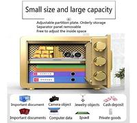 RLKHXBS Small S for Home Personal Cabinet S Finish Motword Empreinte Key Key Digital Lock Cash Security for Office ou Home Use Money Fire Imperproof Cabinet
