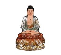 RLKHXBS Statue Zen Home Worship Resin Three Buddha Living Room Study Meditation Crafts Ornaments Buddhist Statues
