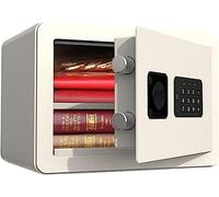 RLKHXBS Steel Home - numérique, Coffre-Fort de sécurité, Tirelire, protège l'argent, Bijoux, passeports pour la Maison, Affaires, Les Voyages, Blanc