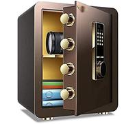 RLKHXBS Steel - Safes Boxes Electronic Deposit 40x36x32cm Small and Medium-Sized All-Steel Office Anti-Theft Lock Box, Cash, Jewelry Strongbox Smart Home