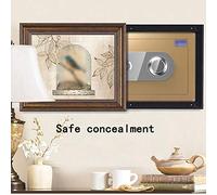 RLKHXBS Strong Safety High Security Security Safe, Password Alarm Office Anti-Theft Safe Into The Wall Into The Wardrobe Folder ES Hotel Safe