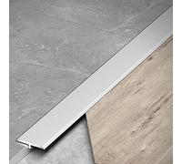 RLKHXBS T Molding Floor Transition Strip, 90CM Metal Flooring Edge Trim/Thresholds Reducer for Laminate Board Wood Vinyl Floors, Narrow Gap Cover/Cap Smooth