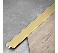 RLKHXBS T Molding Floor Transition Strip, 90CM Metal Flooring Edge Trim/Thresholds Reducer for Laminate Board Wood Vinyl Floors, Narrow Gap Cover/Cap Smooth
