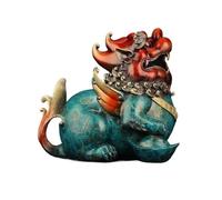 RLKHXBS Table Statue Exquisite Colorful Copper Fortune Attracting Feng Shui Home Living Room Office Decorations Ornaments Buddha Decoration (Color : Left)