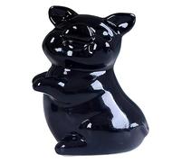 RLKHXBS Tabletop 12 Pig Decoration Desktop Small Wine Cabinet Chinois Feng Shui Bijoux céramique Animal Decoration Black Red Statue of Wealth Statues