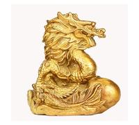 RLKHXBS Tabletop Brass Figurines Decoration, Feng Shui Animal Statue Decoration Ornament, Chinese Charm of Prosperity Decoration Office Desk Decor Gift,Chicken
