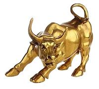 RLKHXBS Tabletop Feng Shui Statue Decoration Feng Shui Fortune Brass Figure Statue Hausdeko Gold Copper Represents Good Luck and Wealth of Career