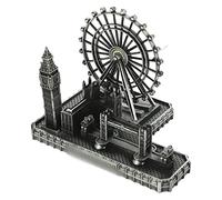 RLKHXBS Tabletop Figurines Statues European-Style Crafts/Decorations Ferris Wheel/Building Model World Famous Landmarks Scenic Tourist Souvenirs Scale Model Iron Creative Household Collectib