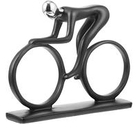 RLKHXBS Tabletop Garden Statues décorations Ornements pour Le Salon Résine Statues Résumé Resin Bicycler Bike Figurine Statue Decorative Sports Man Figure Art Collectibles TA